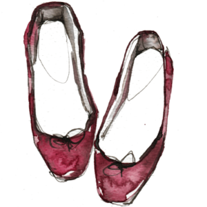aldraws fashion digital illustration repetto shoes flats ballerinas ballet