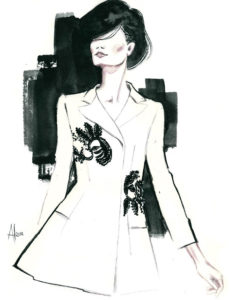 aldraws fashion digital illustration dior couture
