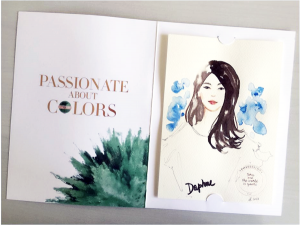 Alessia Landi Fashion illustration live sketch Piaget event Singapore